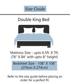 Animal Print King Size Bedsheet With 2 Pillow Cover