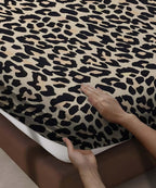 Animal Print Bedsheet With Pillow Covers