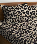 Animal Print Fitted Bedsheet With Pillow Cover