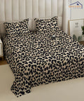 Animal Print Bedsheet With Pillow Covers