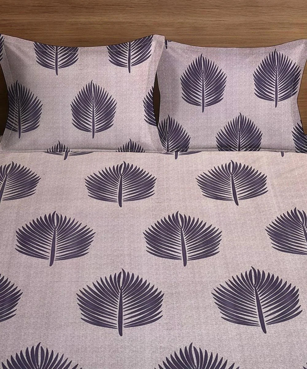 Earthy Elegance Bedsheet With Pillow Covers