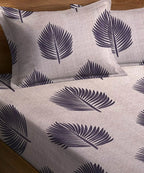 Earthy Elegance Bedsheet With Pillow Covers