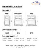 Earthy Elegance Bedsheet With Pillow Covers